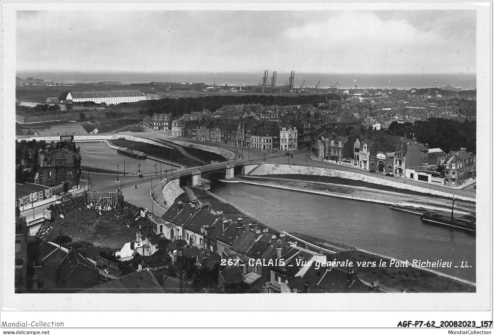 AGFP7-62-0665 - CALAIS - Vue Générale Vers Le Pont Richelieu  - Calais