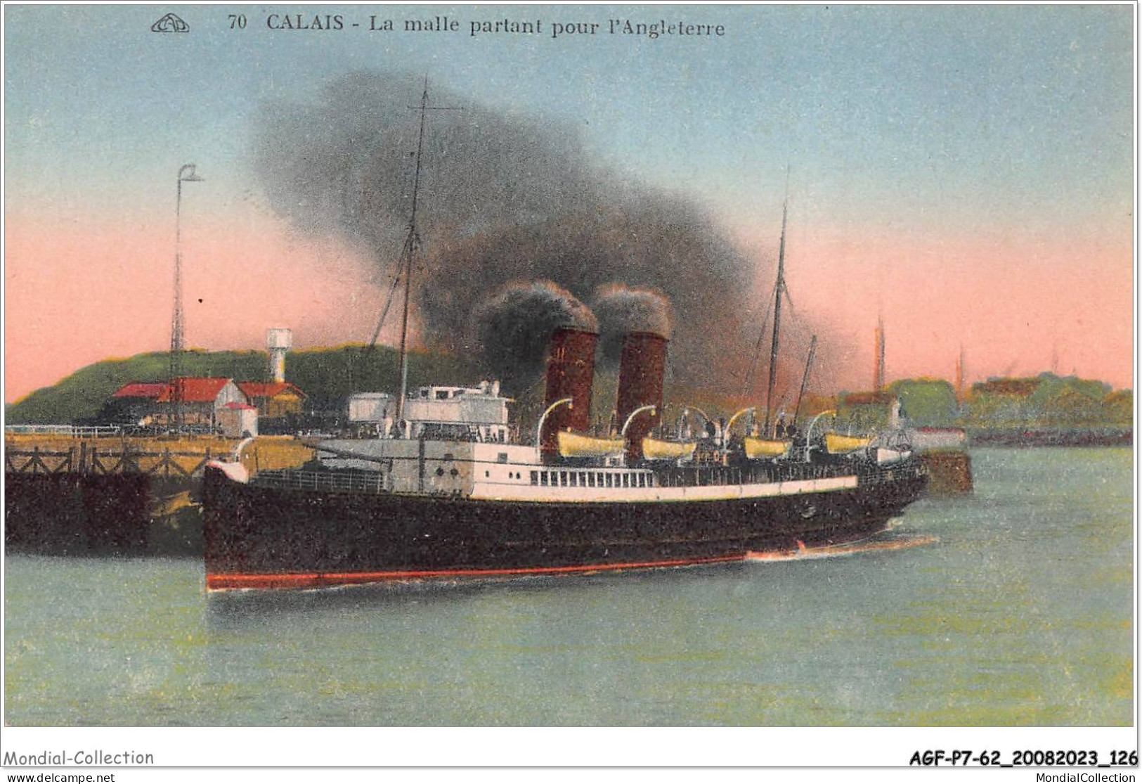 AGFP7-62-0649 - CALAIS - La Malle  Partant Pour L'angleterre  - Calais