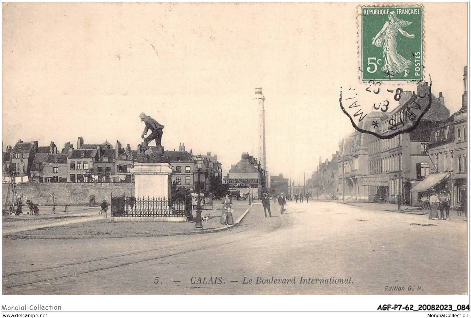 AGFP7-62-0628 - CALAIS - Le Boulevard International  - Calais