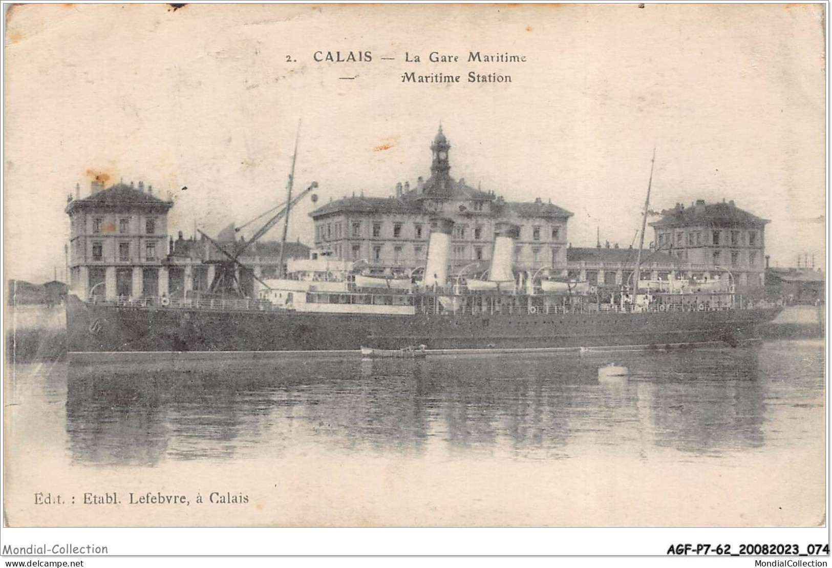 AGFP7-62-0623 - CALAIS - La Gare Maritime  - Calais