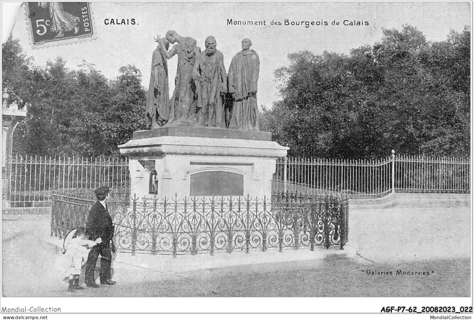 AGFP7-62-0597 - CALAIS - Monument Des Bourgeois De Calais  - Calais