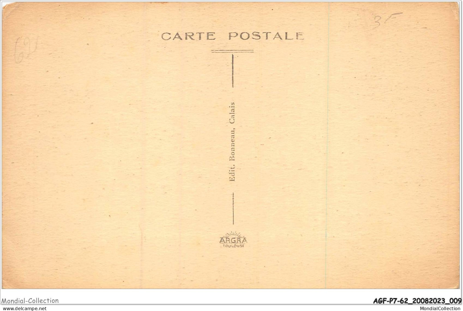 AGFP7-62-0590 - CALAIS - Hôtel De Ville  - Calais