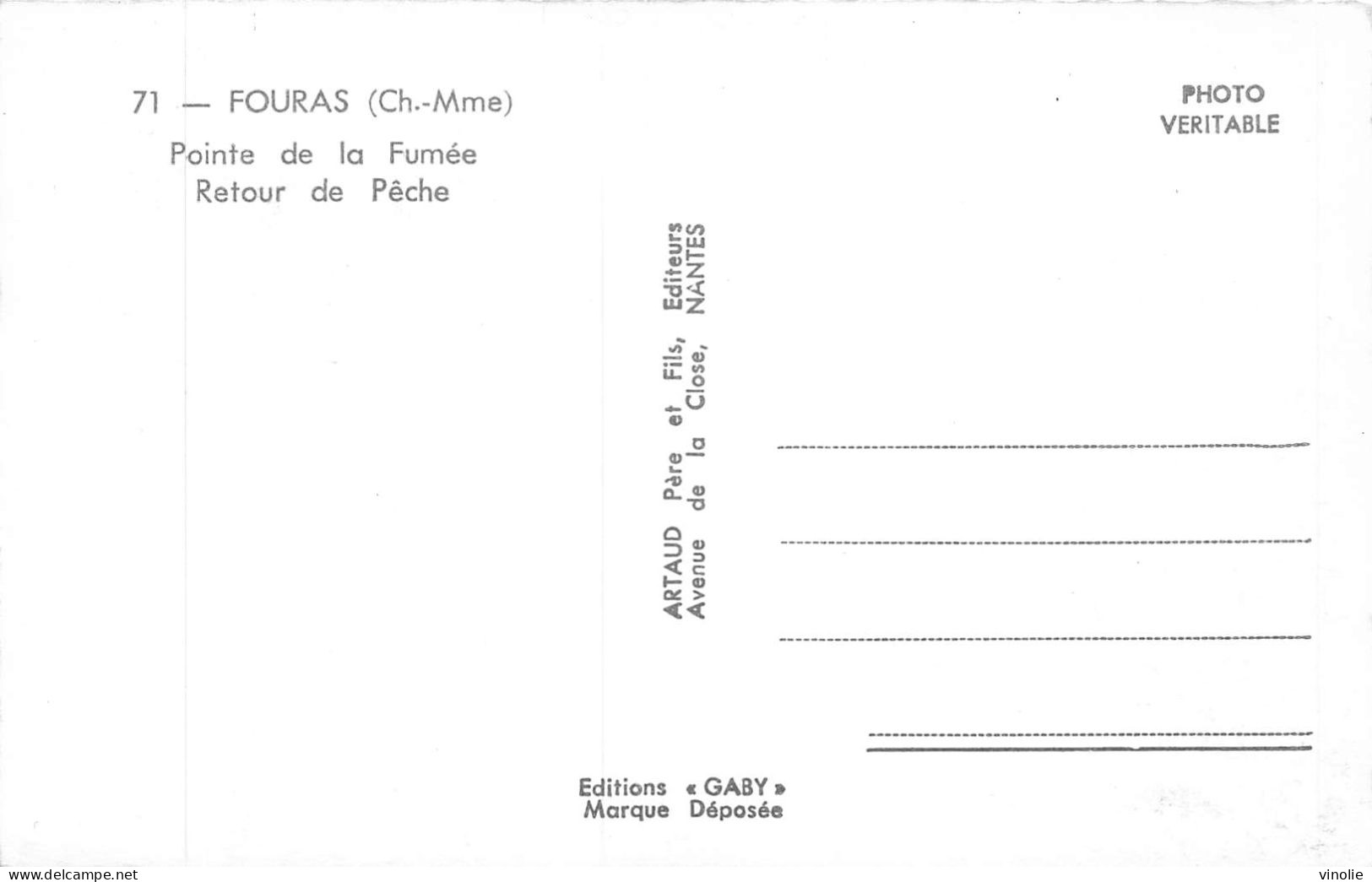 P-24-Mi-Is-1072 : FOURAS. RETOUR DE PECHE A LA POINTE DE LA FUMEE - Fouras-les-Bains