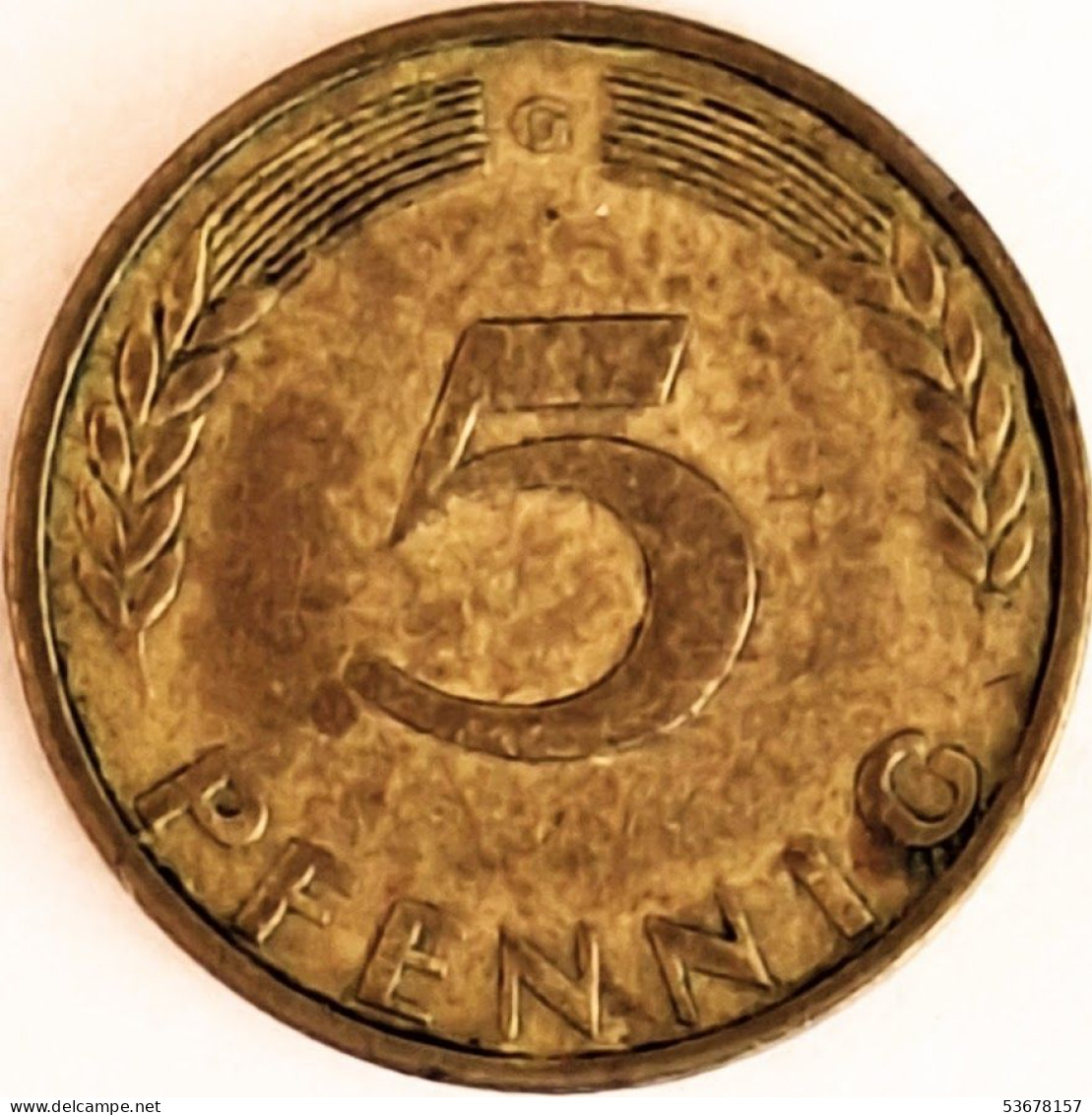 Germany Federal Republic - 5 Pfennig 1950 G, KM# 107 (#4560) - 5 Pfennig