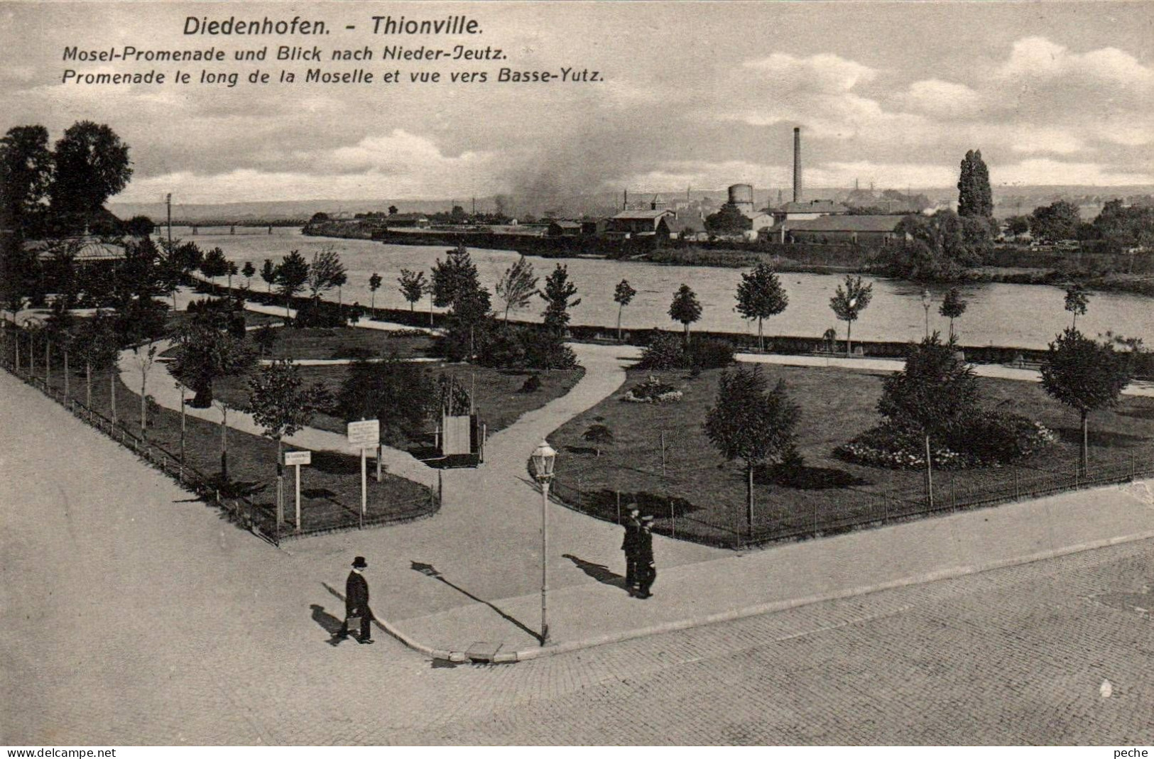 N°2127 W -cpa Thionville -promenade Le Long De La Moselle- - Thionville