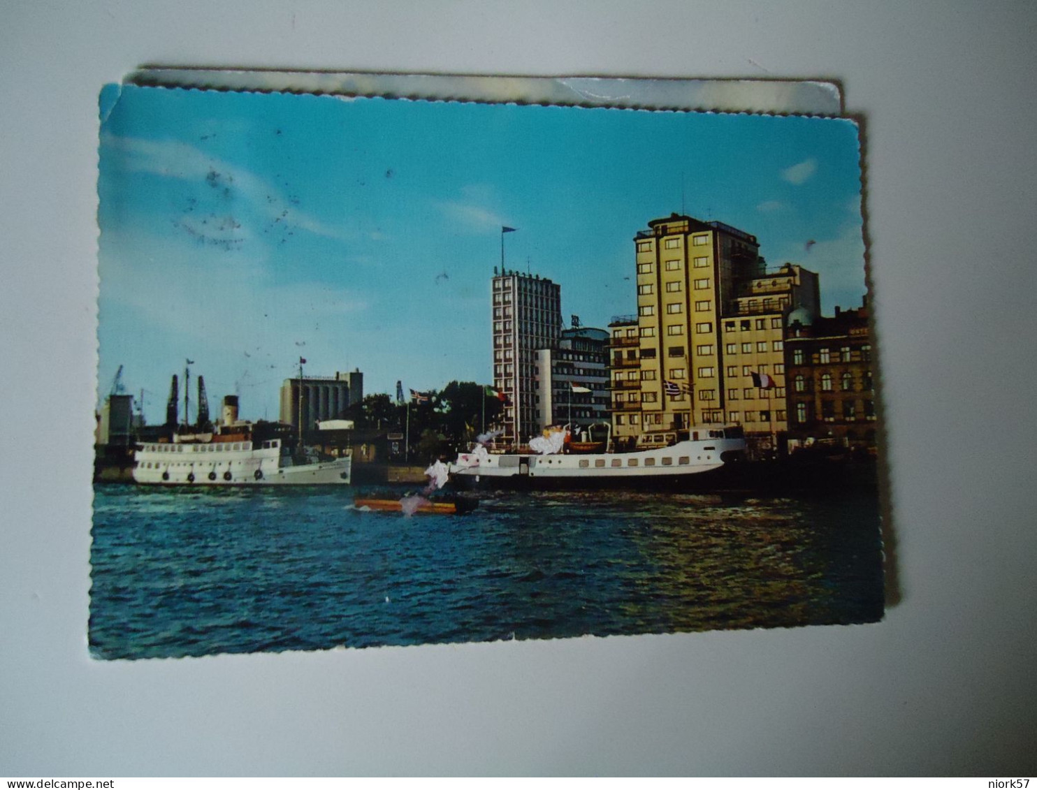 SWEDEN    POSTCARDS  1961 MALMO PORT     FOR MORE PURCHASES 10% DISCOUNT - Sweden