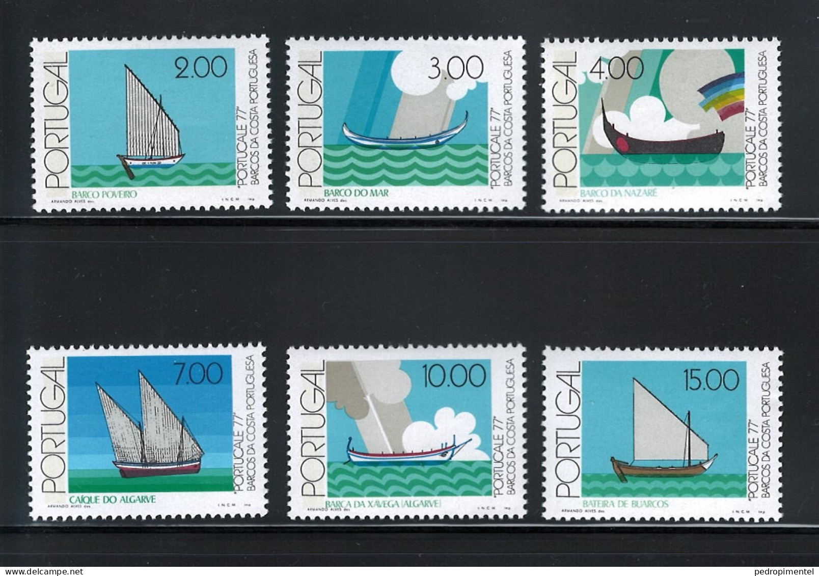 Portugal Madeira 1977 "Portuguese Boats" Condition MNH  Mundifil #1348-1353 (minisheet + Stamps) - Nuovi