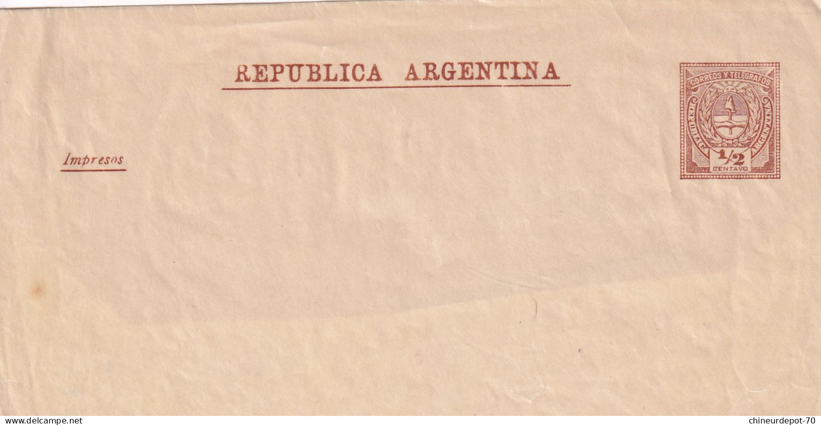 Enveloppe Argentine Argentina - Postal Stationery