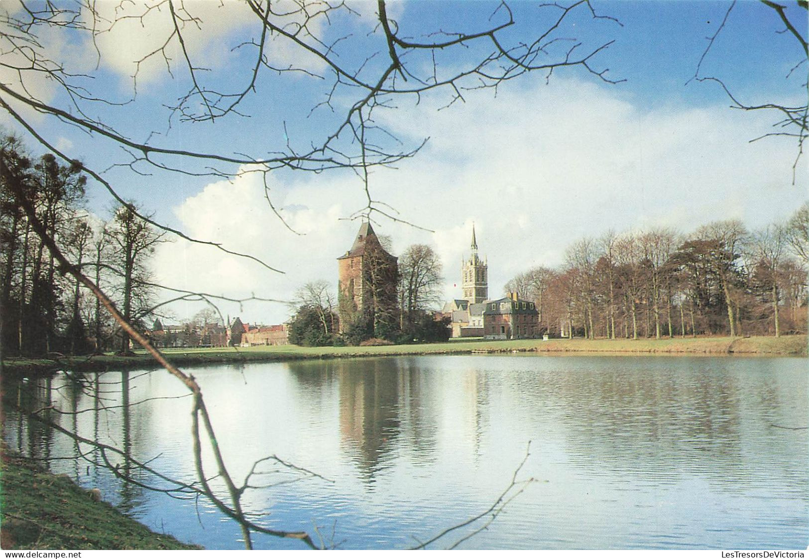 BELGIQUE - Enghien - L'étang Du Miroir (vue D'hiver) - Carte Postale - Enghien - Edingen