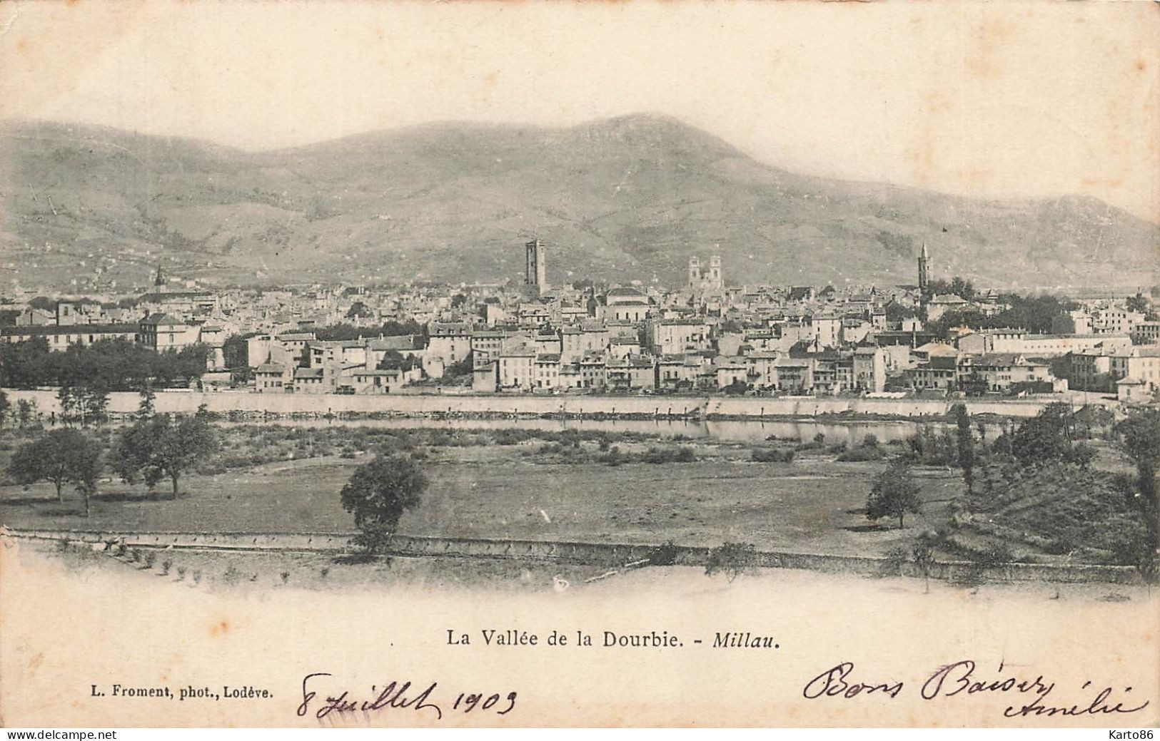 Millau * Vallée De La Dourbie * Vue Sur La Ville - Millau