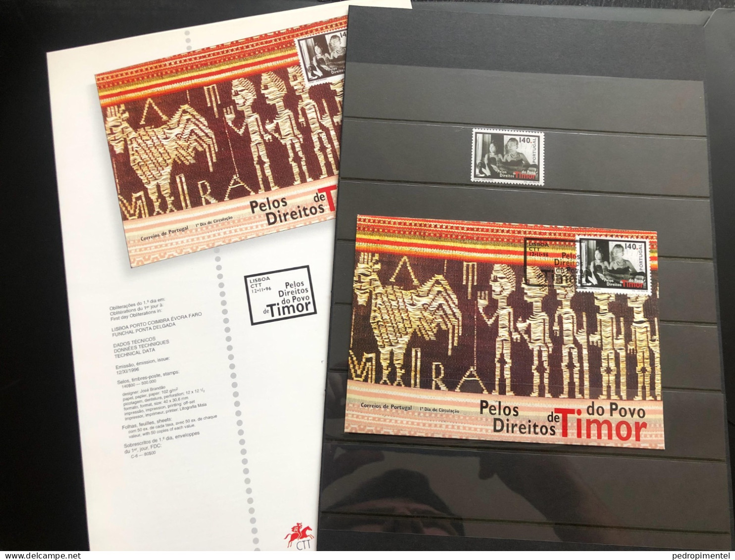 Portugal 1996 "The Legitimacy Of Timor" Condition MNH  Mundifil #2388 (FDC + Stamps) - Sonstige & Ohne Zuordnung