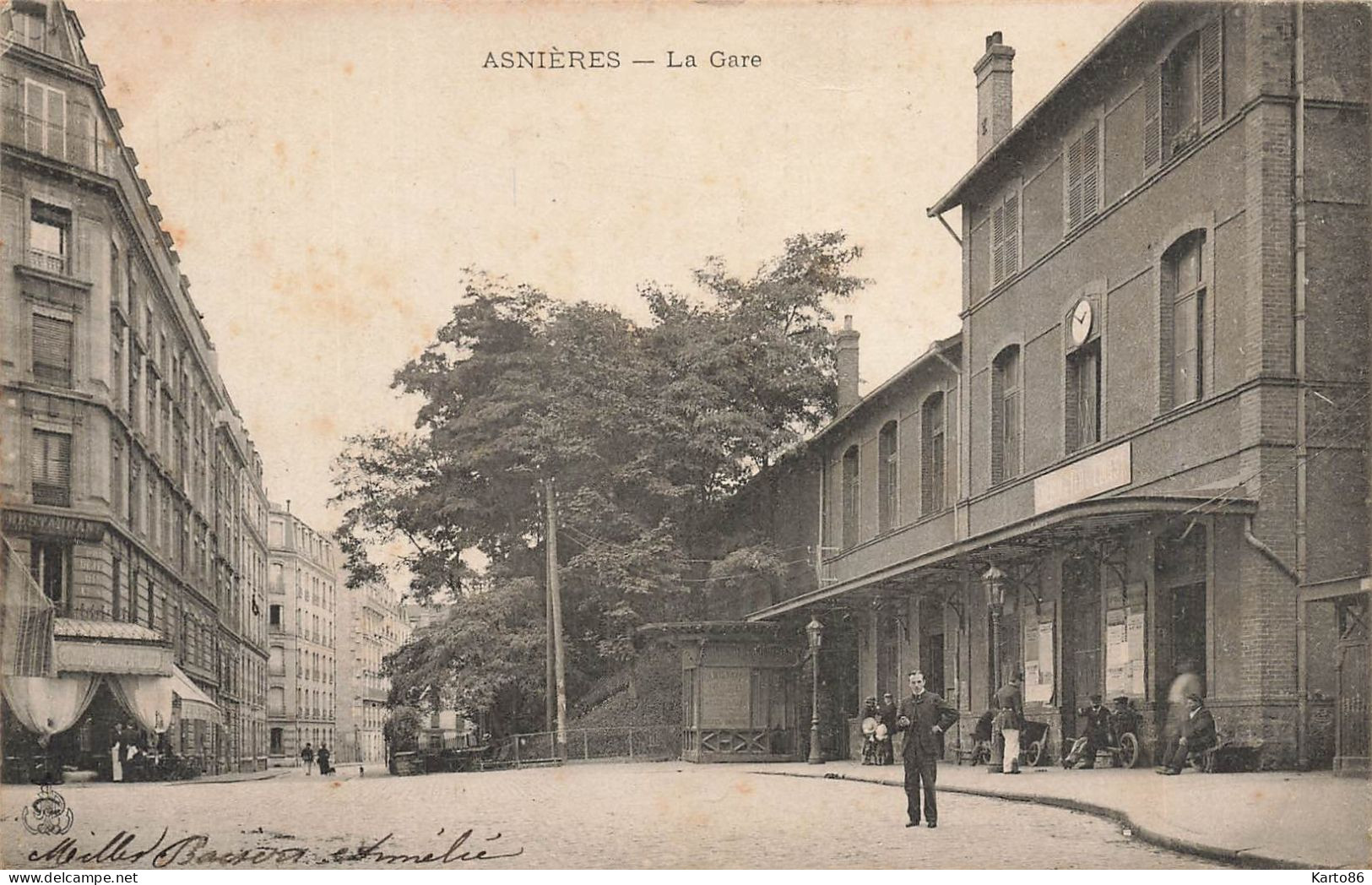 Asnières * Parvis Place De La Gare * Restaurant - Asnieres Sur Seine