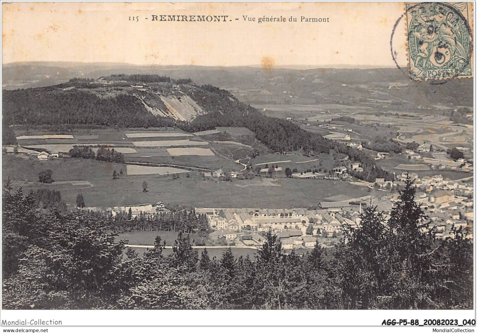 AGGP5-88-0363 - REMIREMONT - Vue Générale Du Parmnt - Remiremont