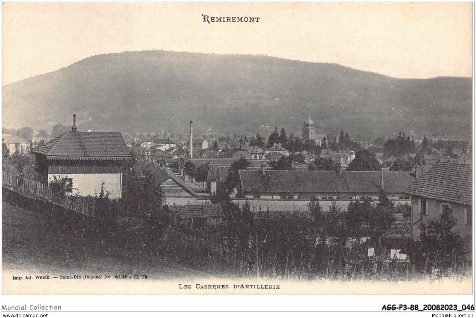 AGGP3-88-0190 - REMIREMONT - Les Casernes D'artillerie - Remiremont