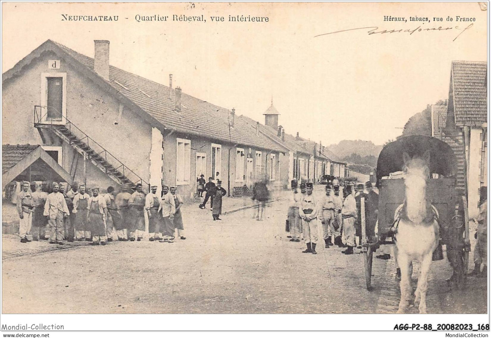 AGGP2-88-0166 - NEUFCHATEAU - Quartier Rebeval - Vue Intérieure - Neufchateau