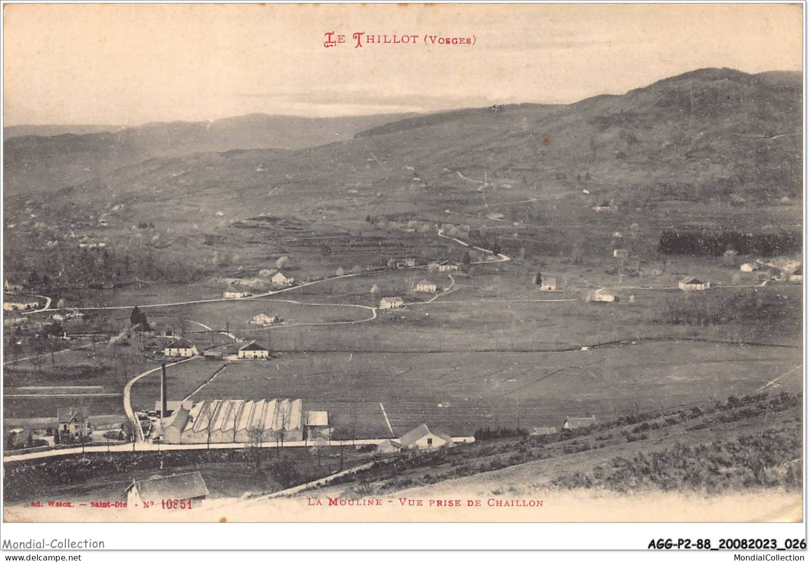 AGGP2-88-0095 - LE THILLOT - La Mouline - Vue Prise De Chaillon - Le Thillot