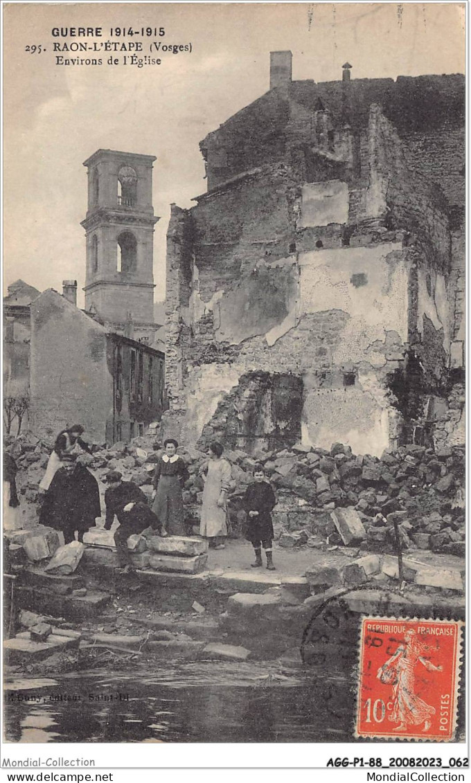 AGGP1-88-0032 - RAON-L'ETAPE - Guerre 1914-1915 - Environs De L'église - Raon L'Etape