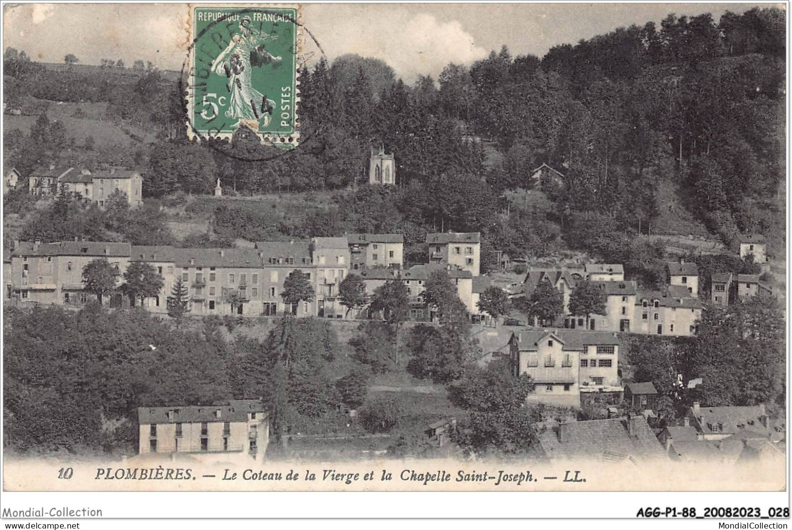 AGGP1-88-0015 - PLOMBIERES-LES-BAINS - Le Couteau De La Vièrge Et La Chapelle Saint-joseph - Plombieres Les Bains