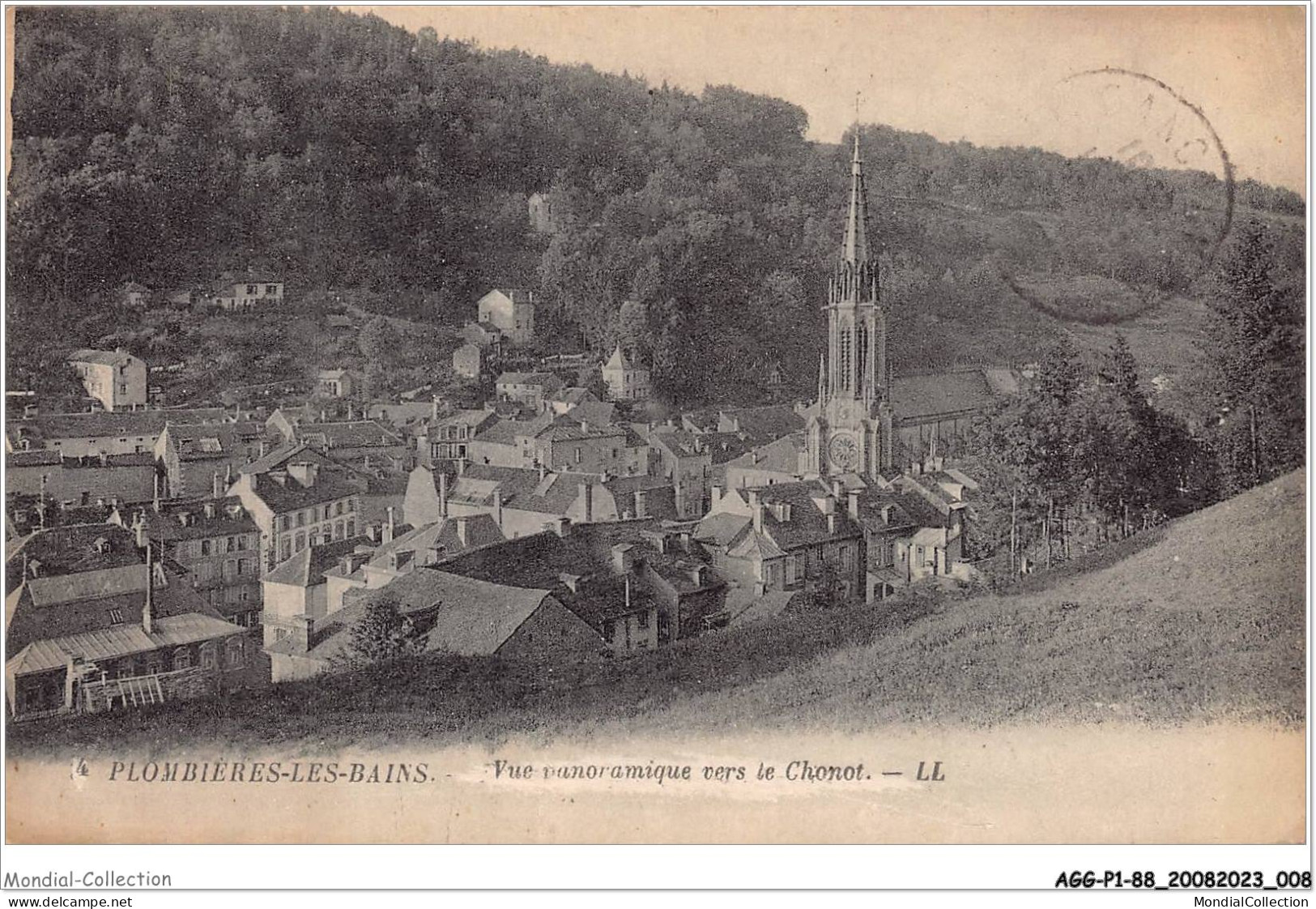 AGGP1-88-0005 - PLOMBIERES-LES-BAINS - Vue Générale Vers Le Chonot - Plombieres Les Bains