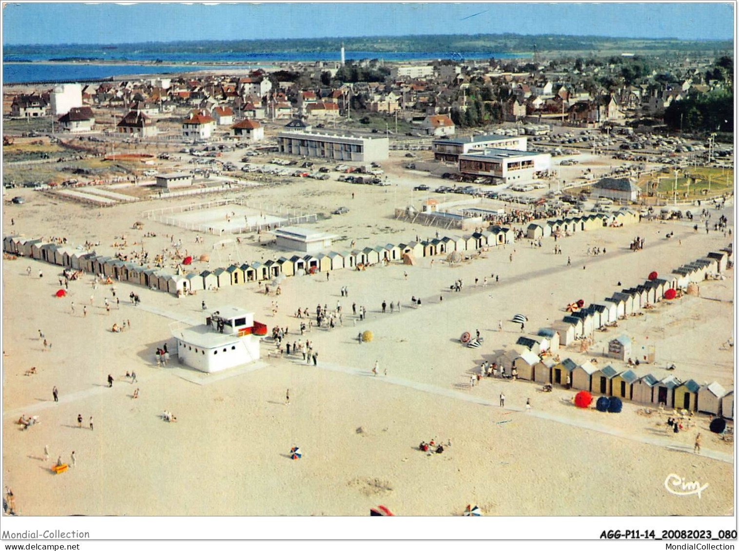 AGGP11-14-0880 - OUISTREHAM - Riva-bella - Vue Aérienne - Le Centre De La Plage - Ouistreham