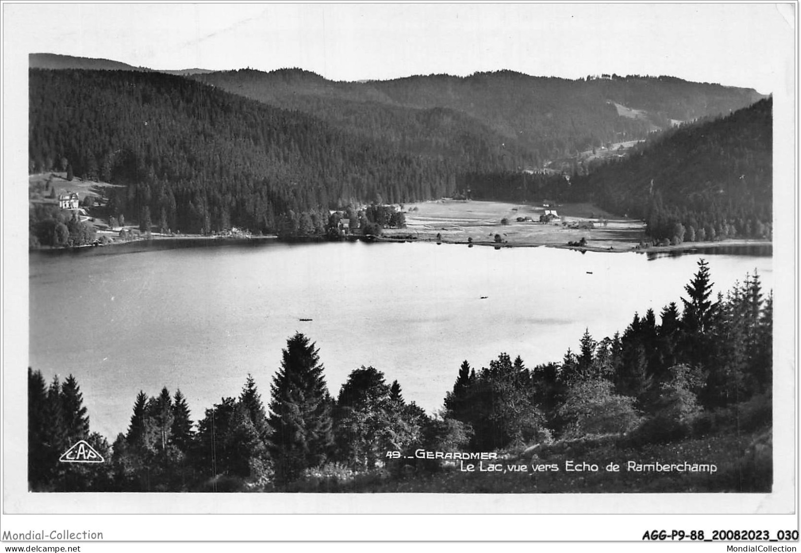 AGGP9-88-0704 - GERARDMER - Le Lac Vue Vers Echo De Ramberchamp - Gerardmer