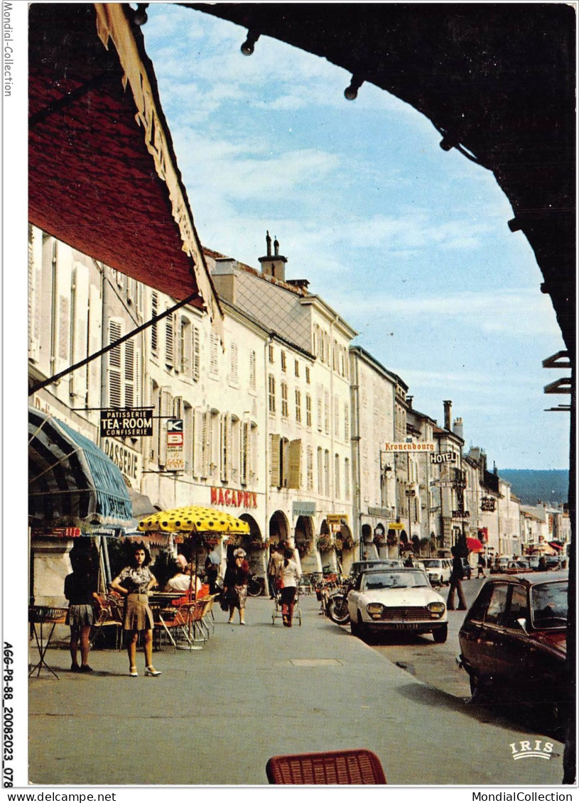 AGGP8-88-0656 - REMIREMONT - La Grande-rue Bordée De Maisons Aux Arcades Pittoresques - Remiremont