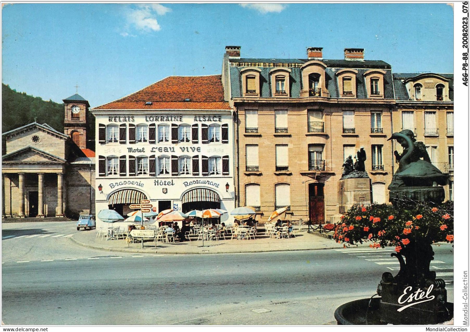 AGGP8-88-0655 - RAON-L'ETAPE - La Rue Ferry Et L'église - Raon L'Etape