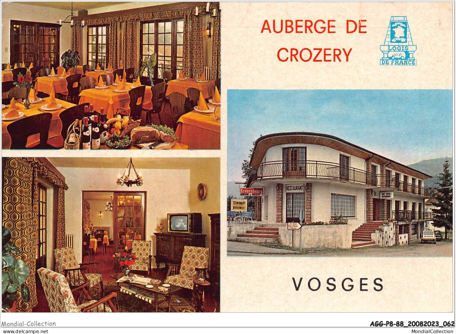 AGGP8-88-0648 - Auberge De Crozery SAULXURES SUR MOSELOTTE - Saulxures Sur Moselotte