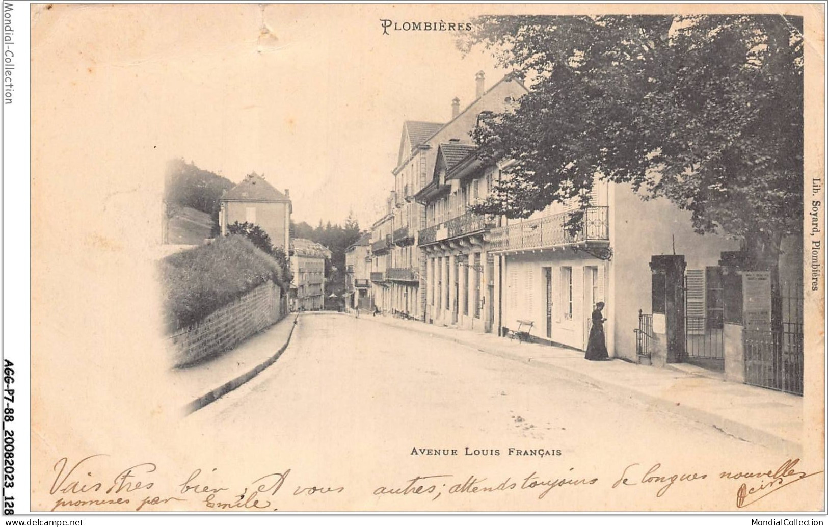 AGGP7-88-0585 - PLOMBIERES - Avenue Louis Français - Plombieres Les Bains