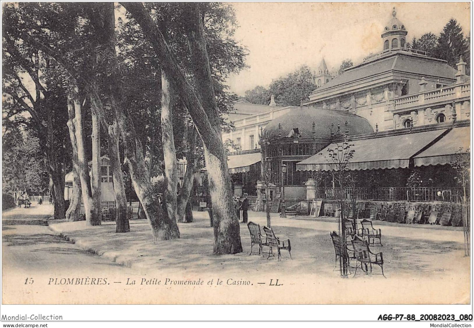 AGGP7-88-0561 - PLOMNIERES - La Petite Promenade Et Le Casino - Plombieres Les Bains