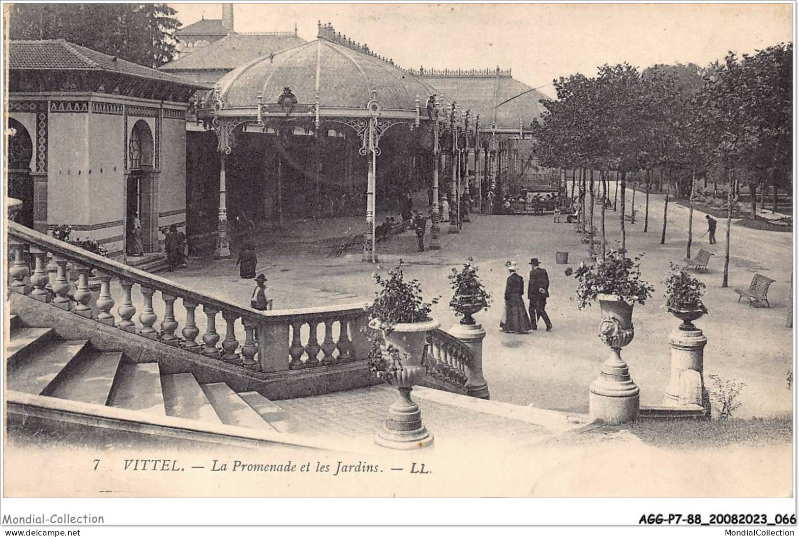 AGGP7-88-0554 - VITTEL - La Promenade Et Les Jardins - Contrexeville