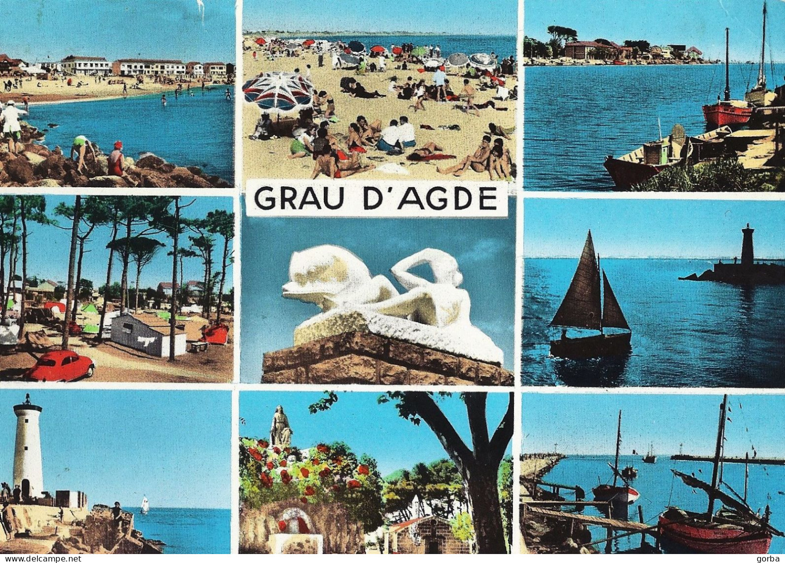 *CPM - 34 - AGDE - Grau D'Agde - Multivue - Agde