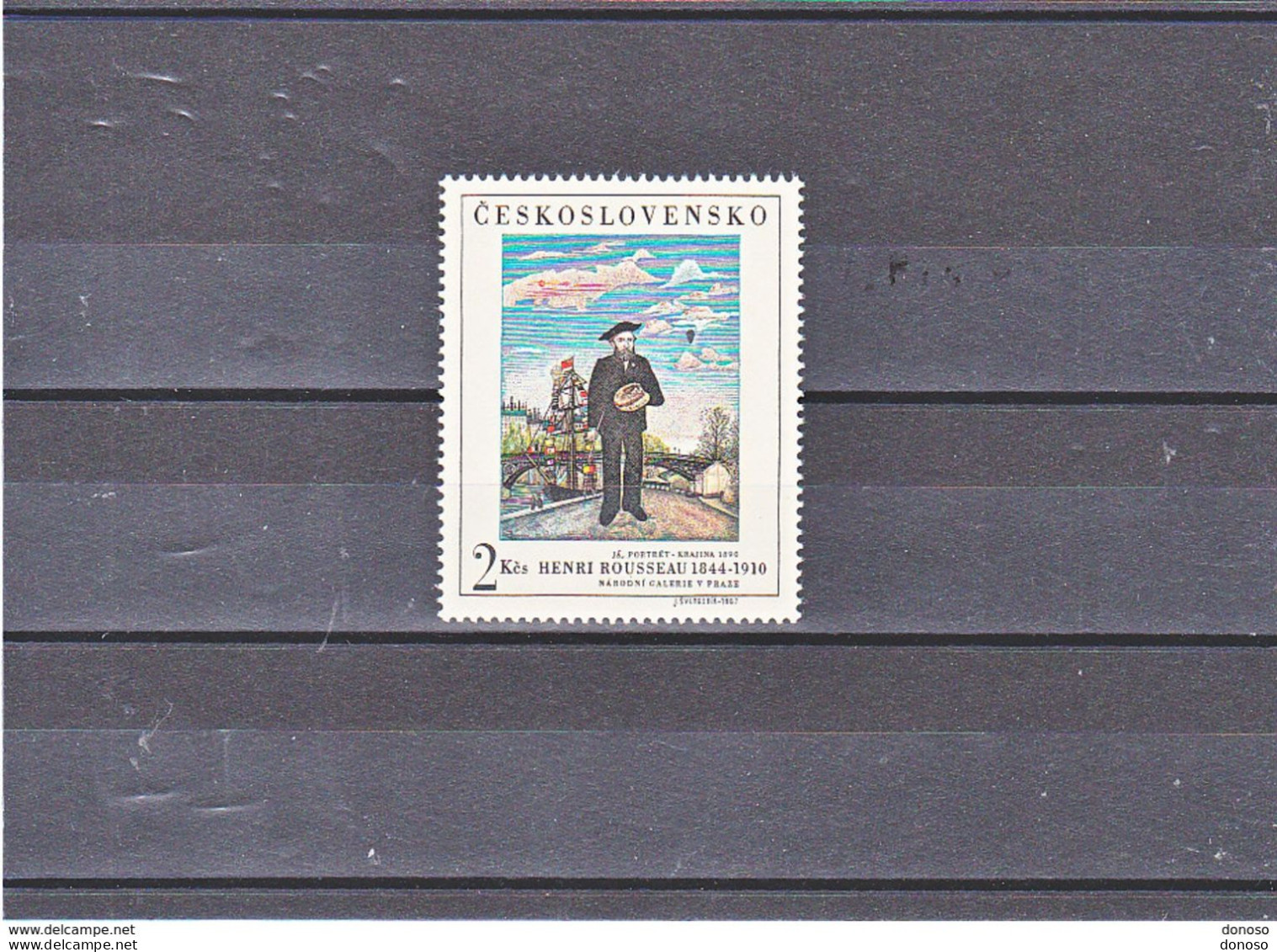 TCHECOSLOVAQUIE 1967 PEINTURE DOUANIER ROUSSEAU Yvert 1578, Michel 1718 NEUF** MNH Cote 4,30 Euros - Unused Stamps