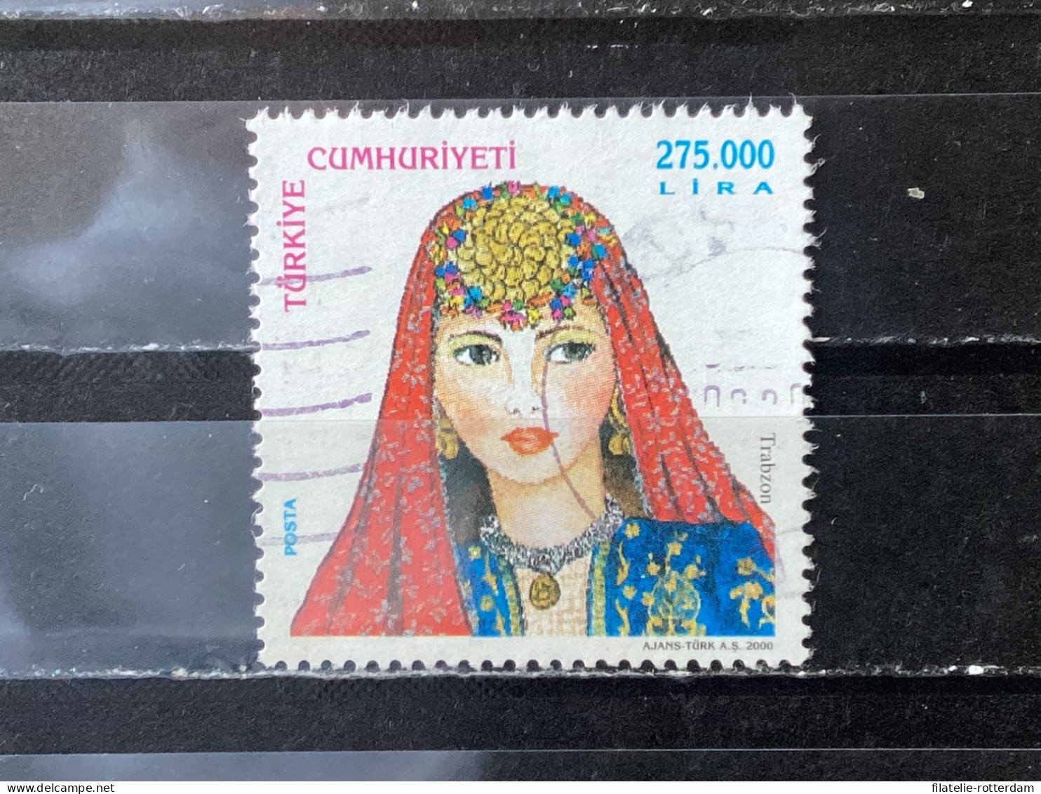 Turkey / Turkije - Headdresses (275.000) 2000 - Used Stamps