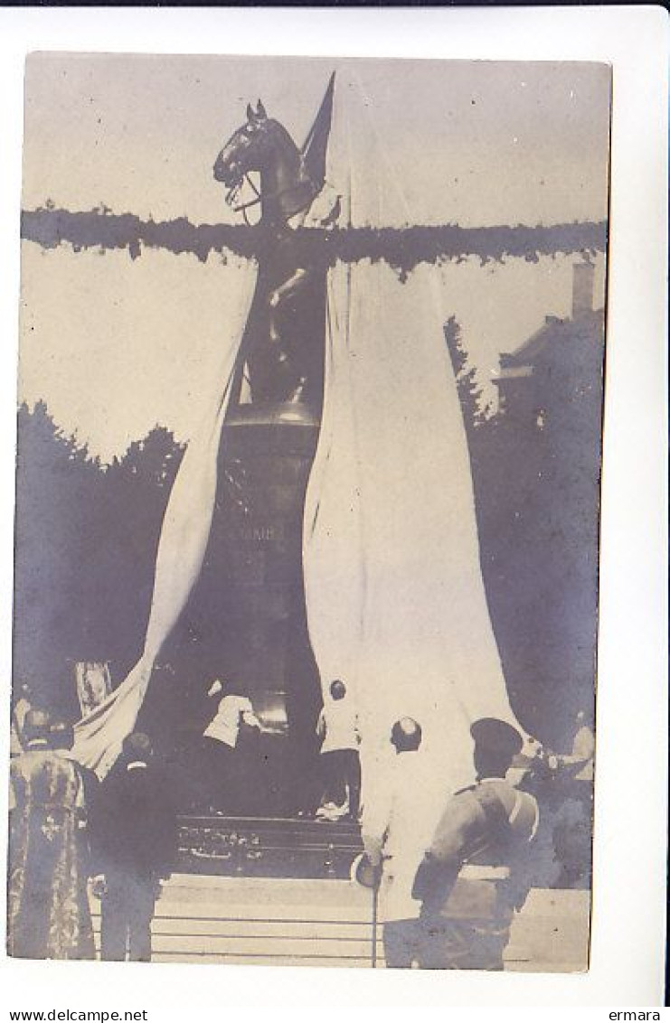 LATVIA  RIGA OPENING OF THE MONUMENT TO EMPEROR PETER 1   04 .07. 1910 REAL PHOTO - Lettonia