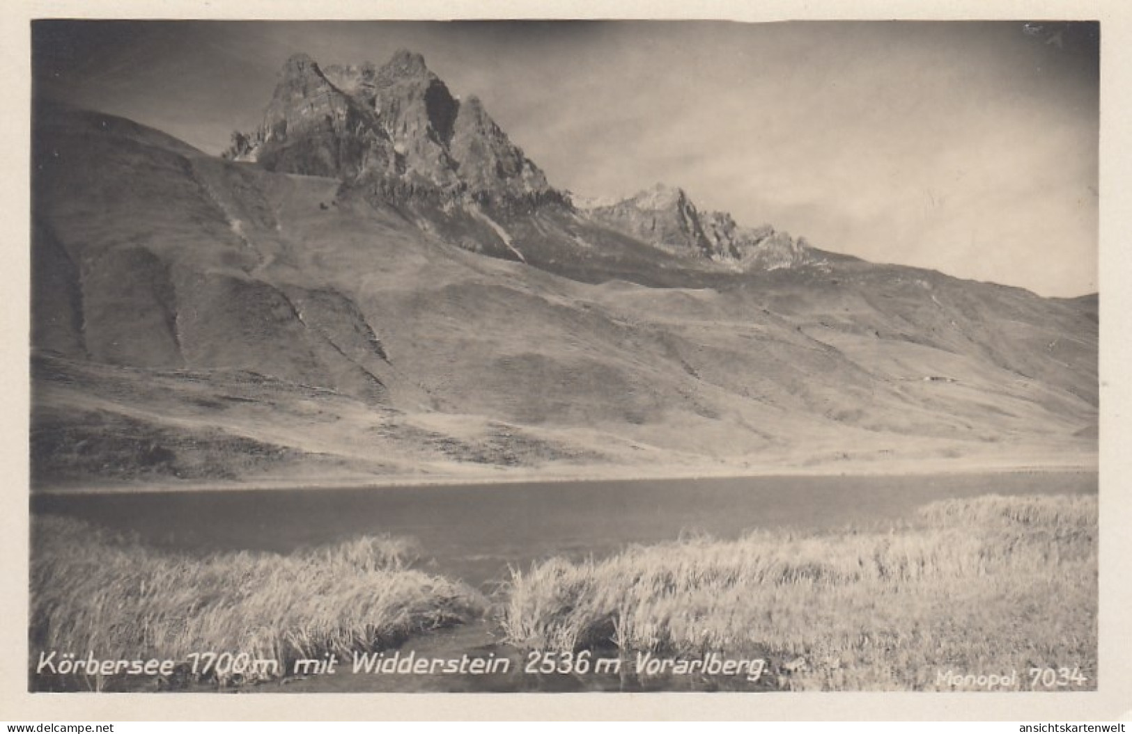 Körbersee Mit Widderstein, Vorarlberg Ngl #E9069 - Otros & Sin Clasificación