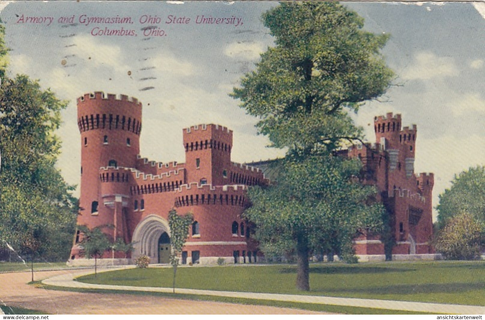 Columbus, OH, Armory And Gymnasium, Ohio State University Gl1911 #E9136 - Sonstige & Ohne Zuordnung