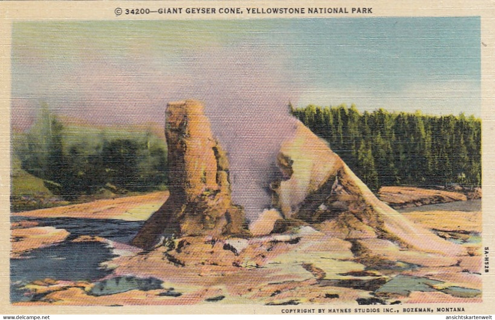 Yellowstone Nat.Park, Giant Geyser Cone Ngl #E8747 - Sonstige & Ohne Zuordnung