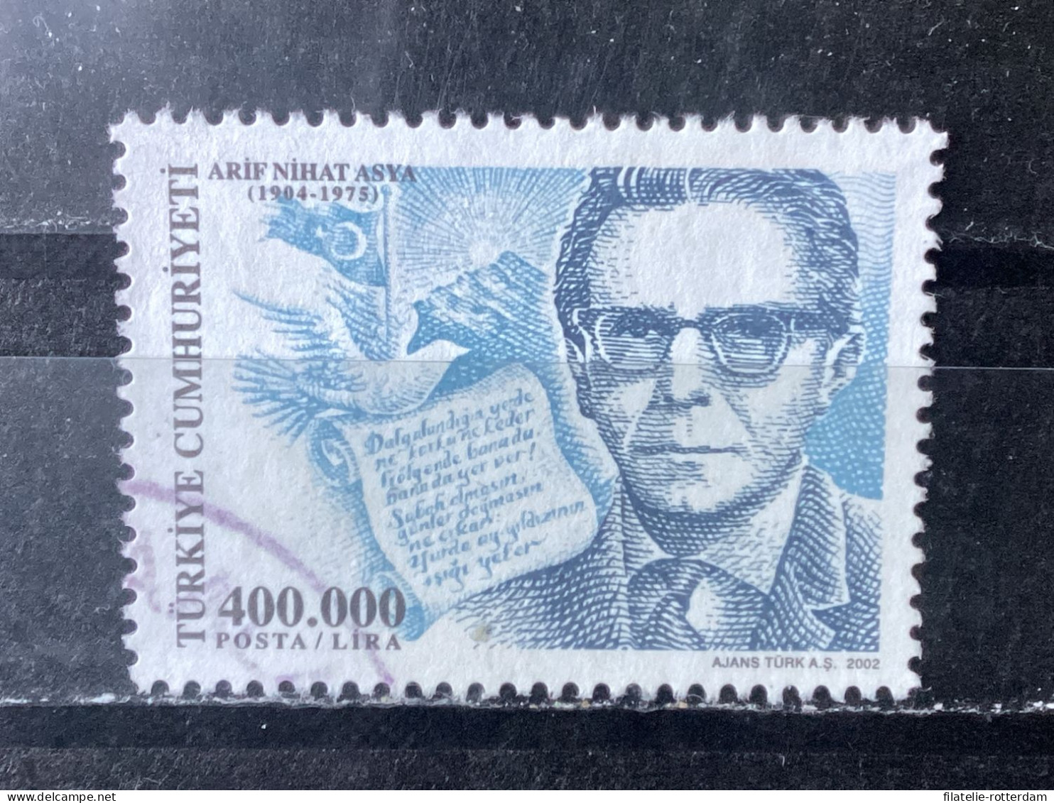 Turkey / Turkije - Personalities (400.000) 2002 - Used Stamps