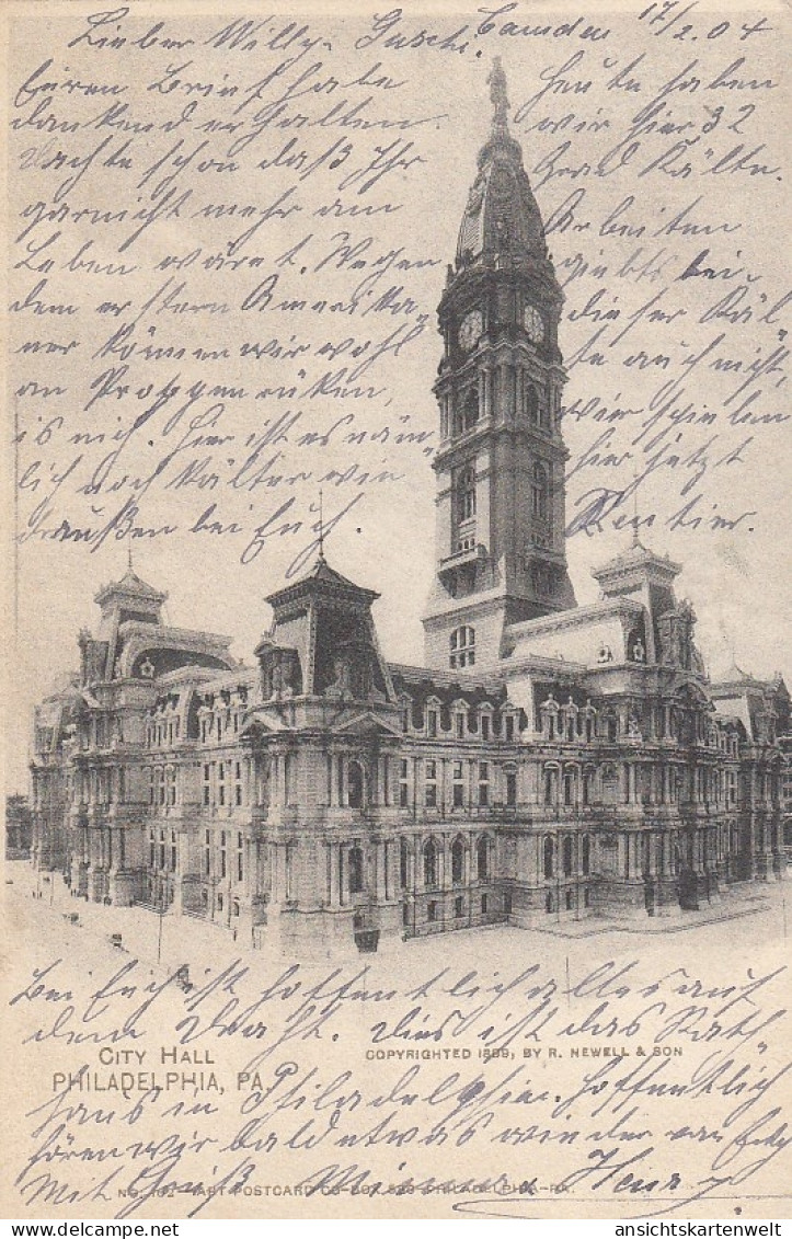 Philadelphia, Pa., City Hall Gl1944 #E8710 - Autres & Non Classés