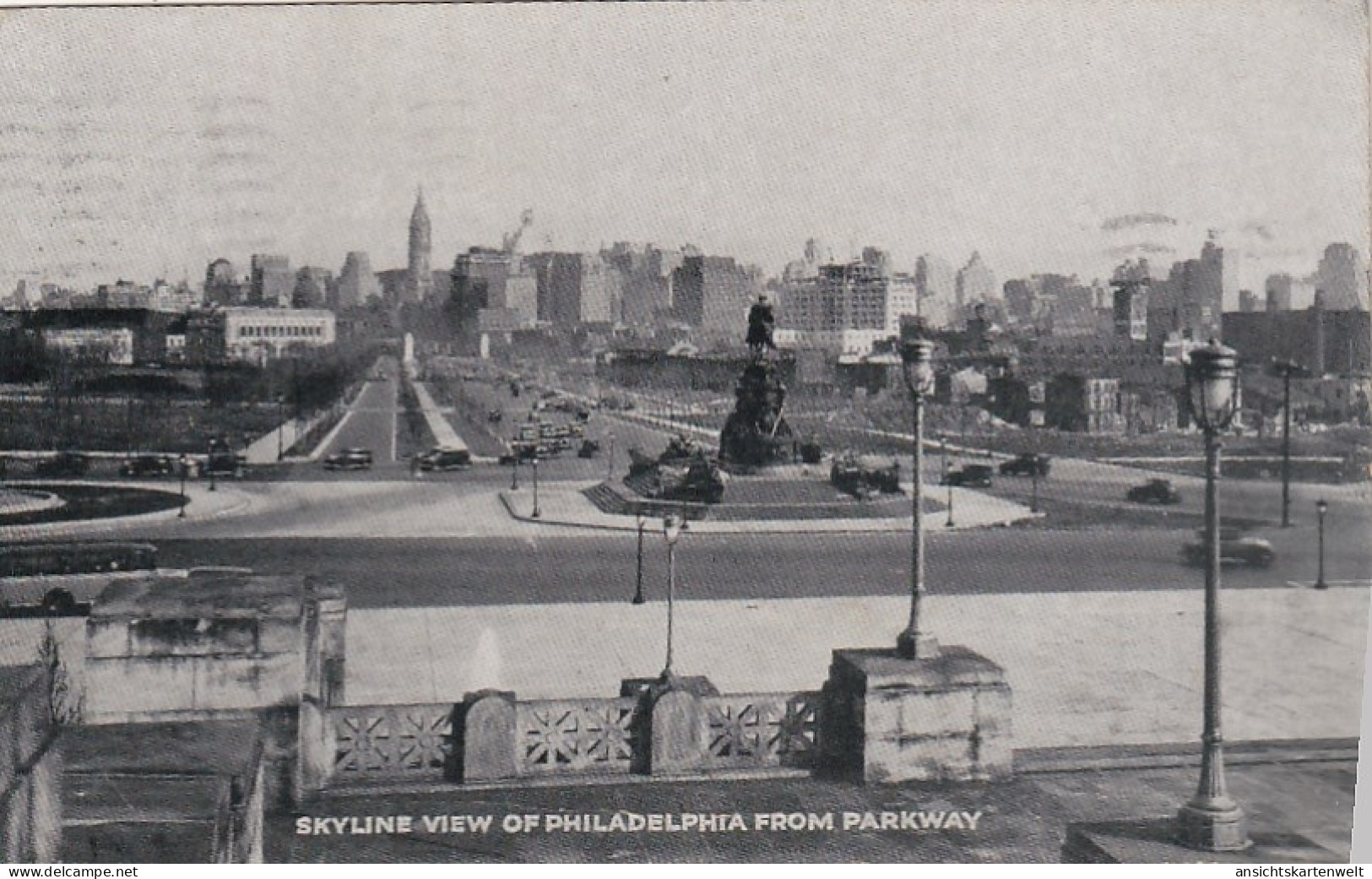 Philadelphia From Parkway Gl1933 #E8675 - Other & Unclassified