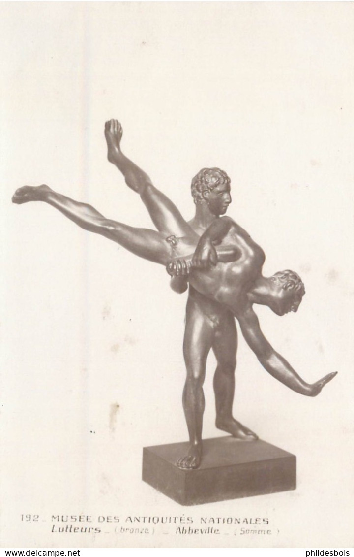 SPORT LUTTEURS ( Musée Des Antiquités Nationales ) Abbeville Somme - Wrestling