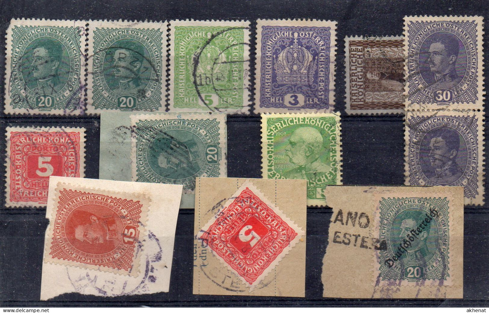 EDY6 - AUSTRIA , Piccolo Insieme Di Valori Usati Anche Ripetuti - Used Stamps