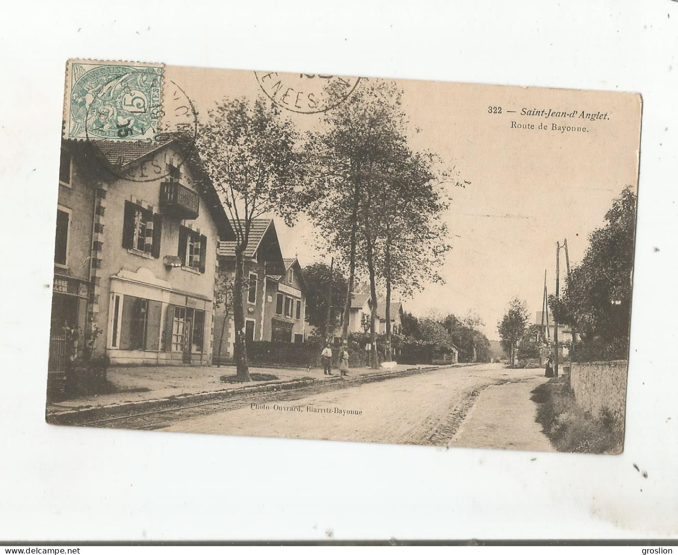 SAINT JEAN D'ANGLET 322 ROUTE DE BAYONNE (PHARMACIE SAINT JEAN)  1905 - Anglet