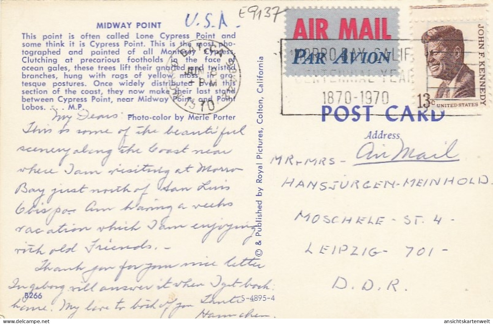 Midway Point, CA, Gl1911 #E9137 - Other & Unclassified