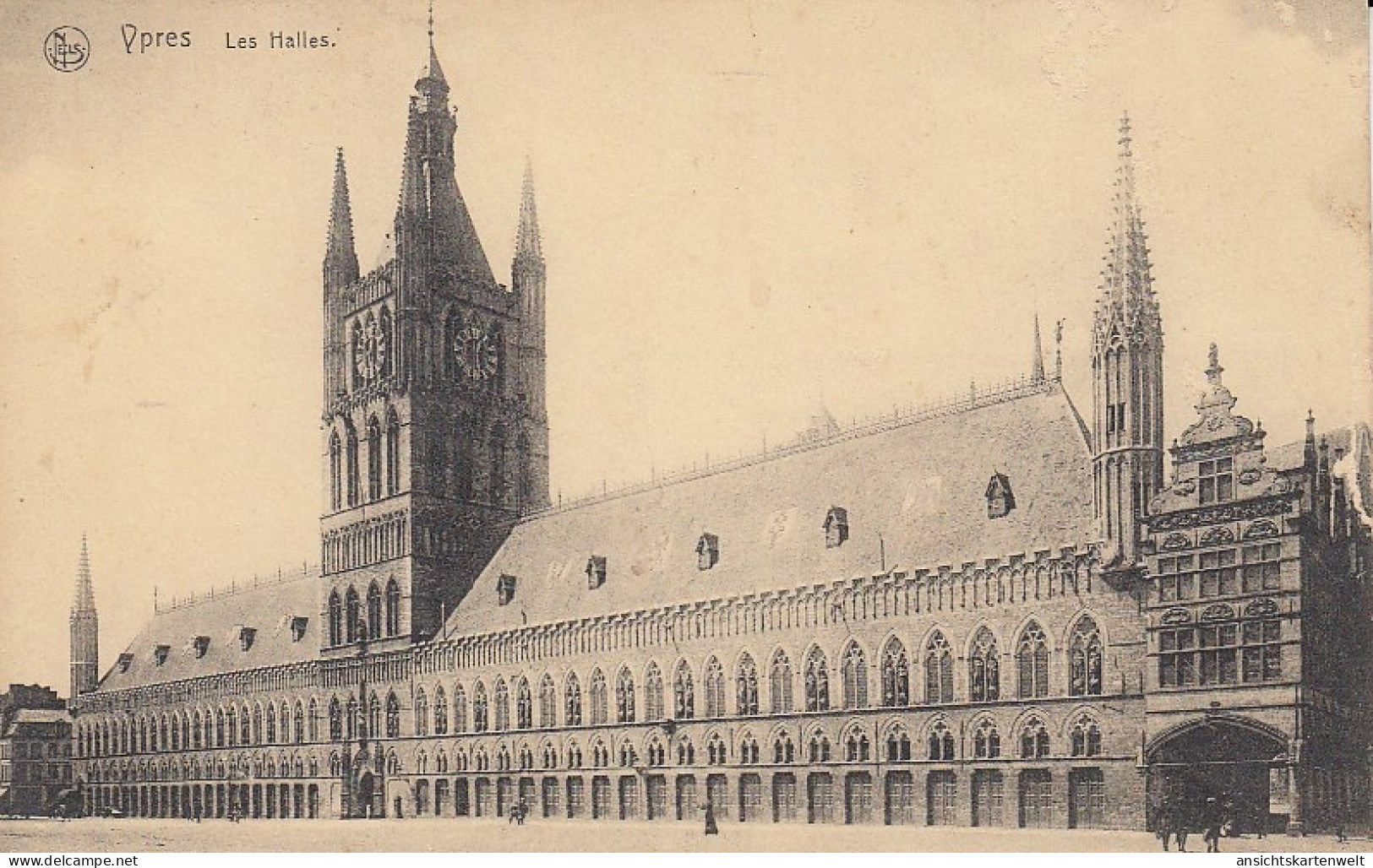 Ypres, Les Halles Feldpgl1916 #F0453 - Sonstige & Ohne Zuordnung