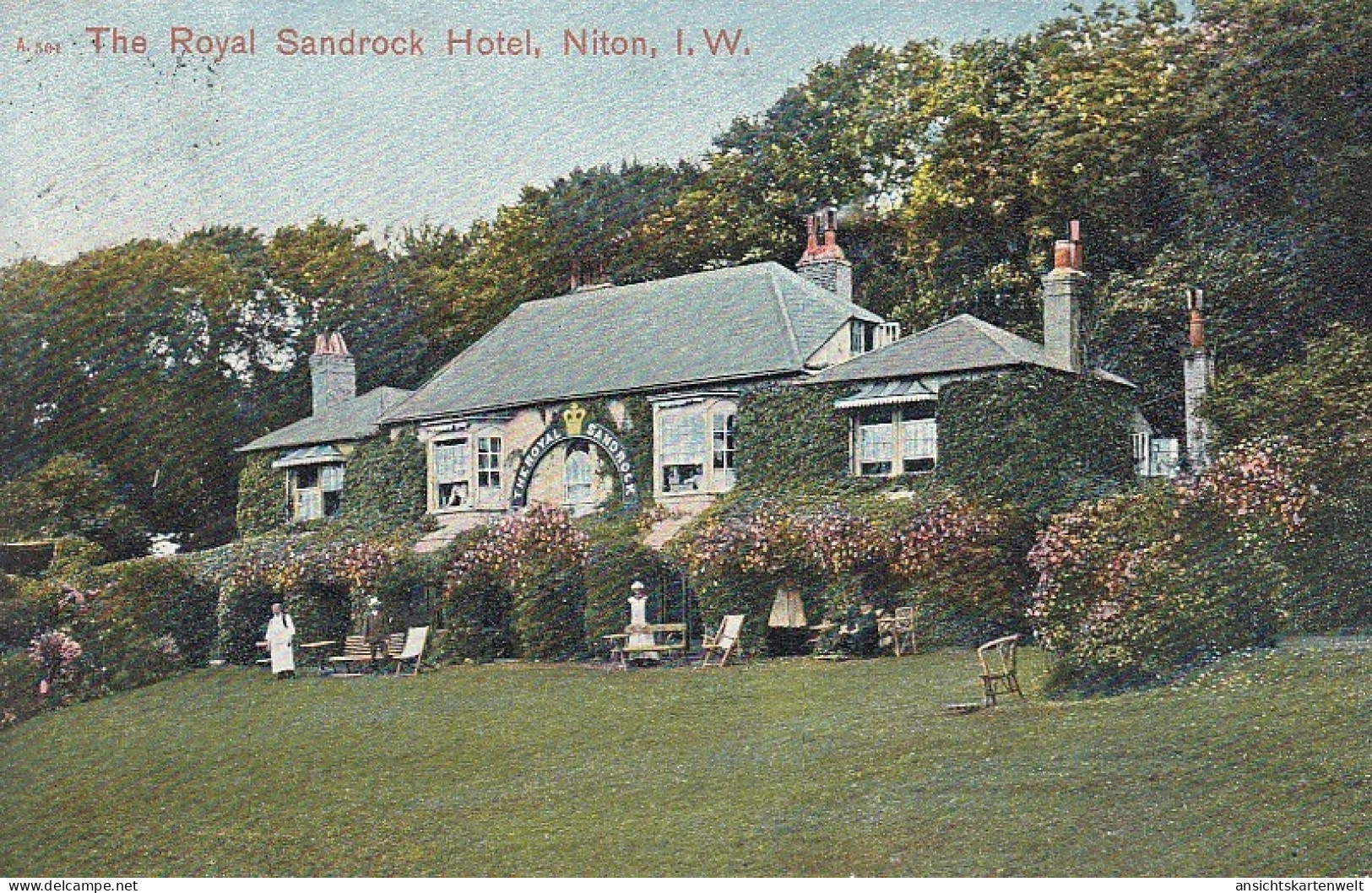 The Royal Sandrock Hotel, Niton, I.W. Gl1911 #F0472 - Sonstige & Ohne Zuordnung