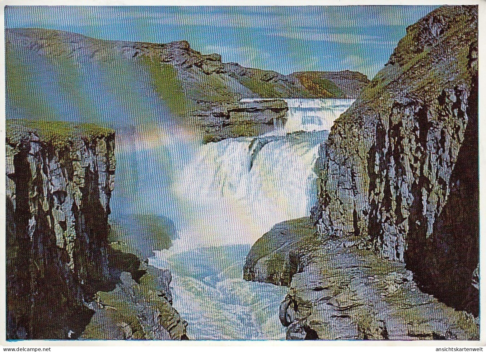 Island: The Golden Waterfall Ngl #F0586 - IJsland