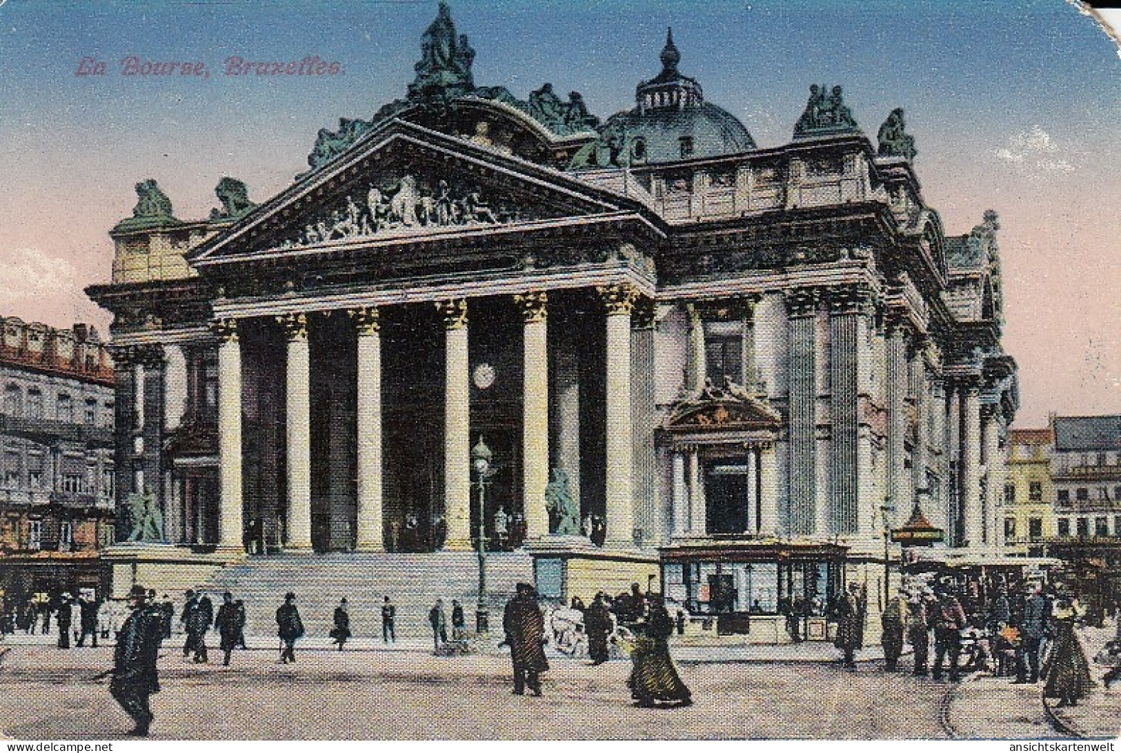 Bruxelles, La Bourse Feldpgl1917 #F0467 - Autres & Non Classés