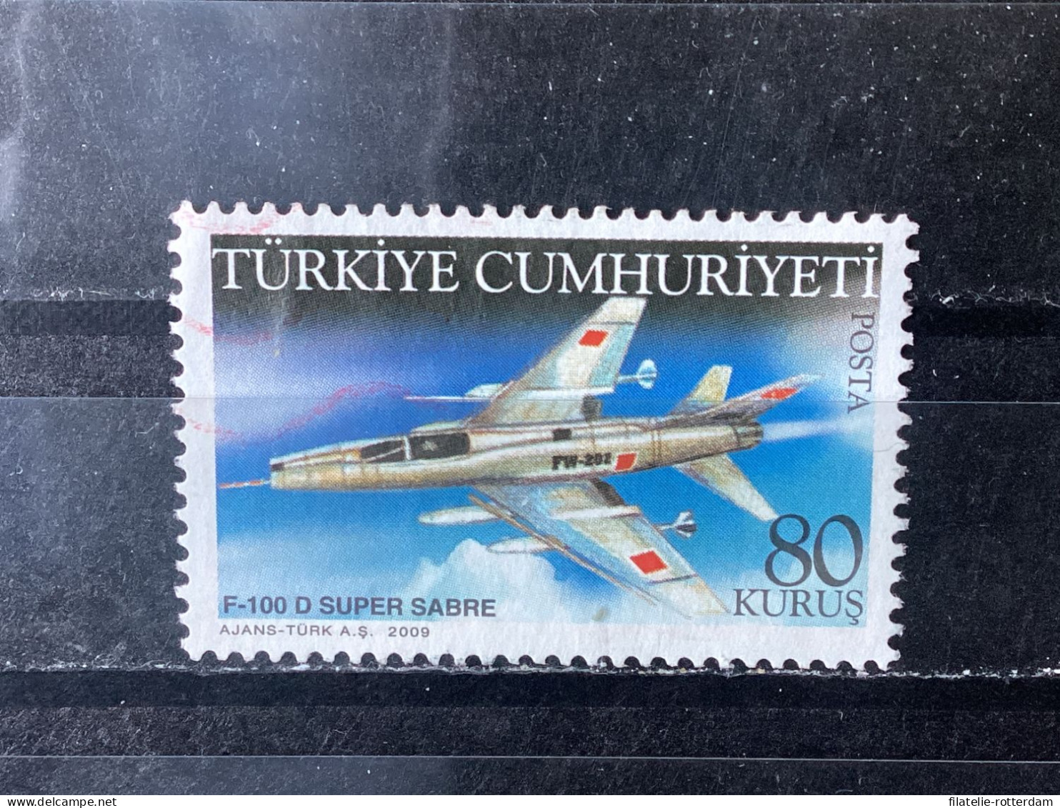 Turkey / Turkije - Aircrafts (80) 2009 - Oblitérés